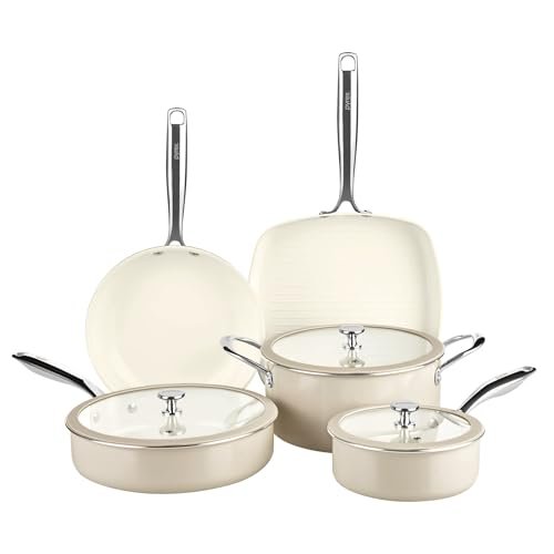 MasterClass Healthy Options 8 Piece Cookware Set