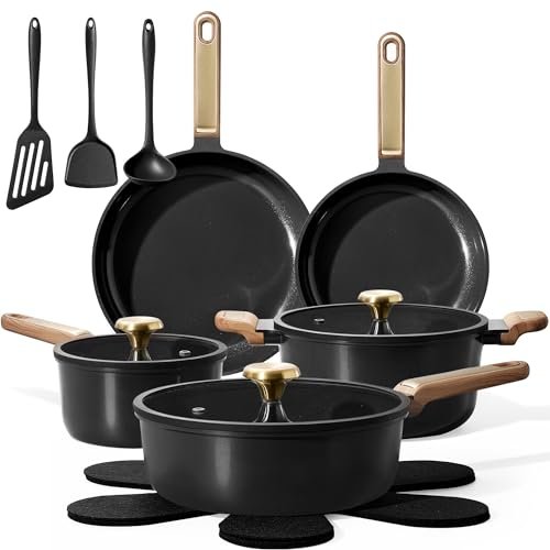 MasterClass Black Cookware Collection